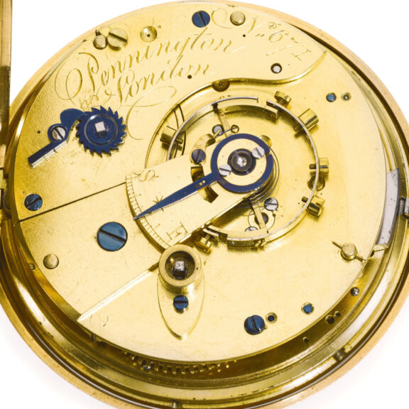 English gold dumb quarter repeating duplex watch Circa 1812 English gold dumb quarter repeating duplex watch Circa 1812