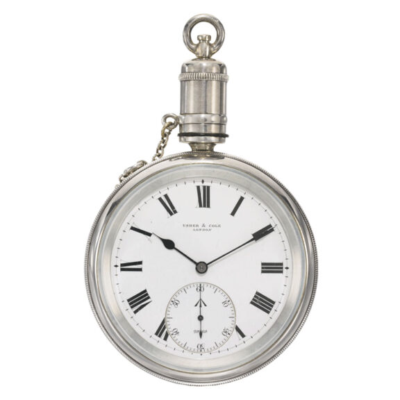 English explorer's watch with crown protection Circa 1893-1929