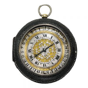 An English rare silver verge watch with date Circa 1665-1670