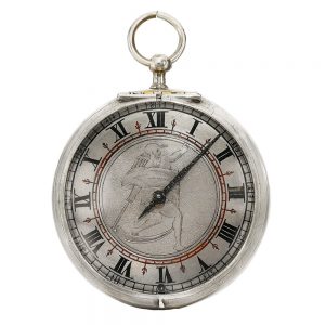 English watch, single handed and inner rotating hour Circa 1665