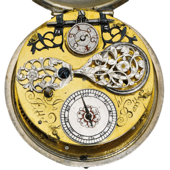 English watch, single handed and inner rotating hour Circa 1665 English watch, single handed and inner rotating hour Circa 1665