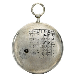English watch, single handed and inner rotating hour Circa 1665