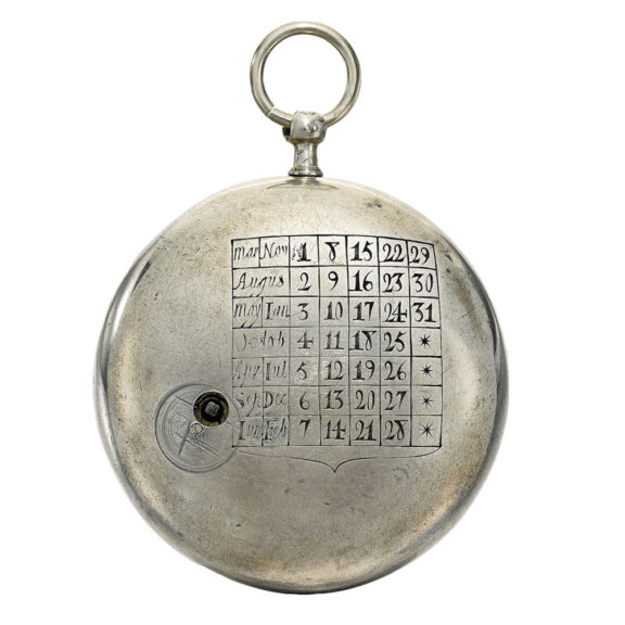English watch, single handed and inner rotating hour Circa 1665 English watch, single handed and inner rotating hour Circa 1665