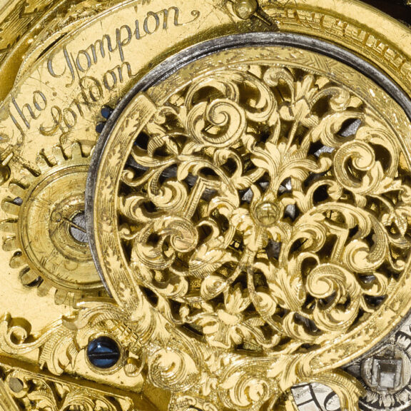 An English exceptionally rare silver verge alarm watch Circa 1698 An English exceptionally rare silver verge alarm watch Circa 1698