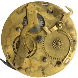 An English exceptionally rare silver verge alarm watch Circa 1698