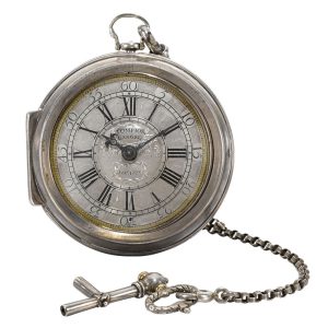 An English rare and extremely fine silver verge watch Circa 1704