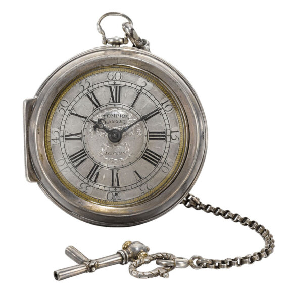 An English rare and extremely fine silver verge watch Circa 1704