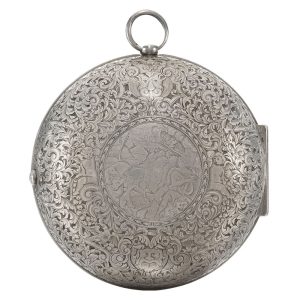 An exceptionally rare English very large 8-day verge Circa 1700