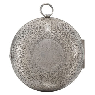 An exceptionally rare English very large 8-day verge Circa 1700