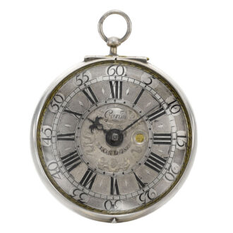 An exceptionally rare English very large 8-day verge Circa 1700