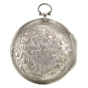 An English unusual verge watch with differential dial Circa 1705