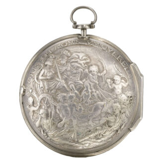 An English unusual verge watch with differential dial Circa 1705