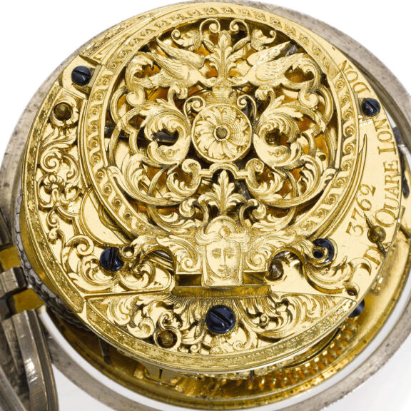 A fine silver English verge watch by Daniel Quare Circa 1710 A fine silver English verge watch by Daniel Quare Circa 1710