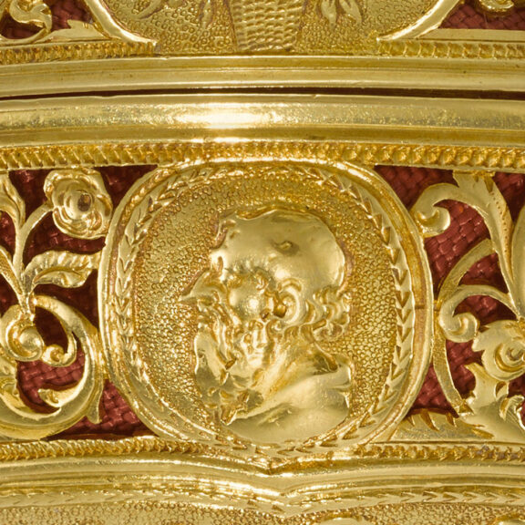 A fine gold English quarter repeating pair cased verge Circa 1719 A fine gold English quarter repeating pair cased verge Circa 1719