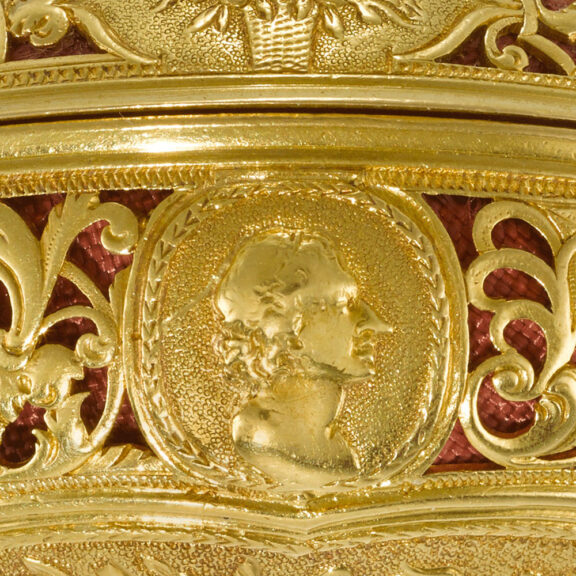A fine gold English quarter repeating pair cased verge Circa 1719 A fine gold English quarter repeating pair cased verge Circa 1719