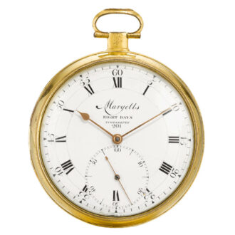 An English 8-day chronometer in gilt-metal case Circa 1800