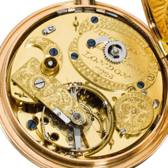 A rare English gold half-ten minute repeating lever Circa 1802