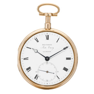 A rare English gold half-ten minute repeating lever Circa 1802