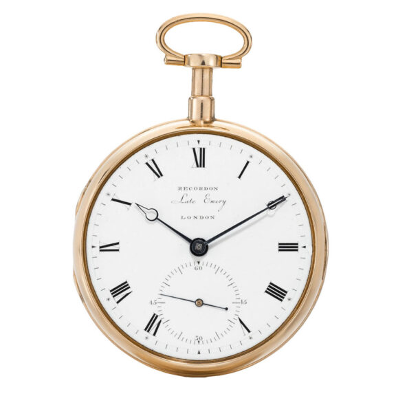 A rare English gold half-ten minute repeating lever Circa 1802