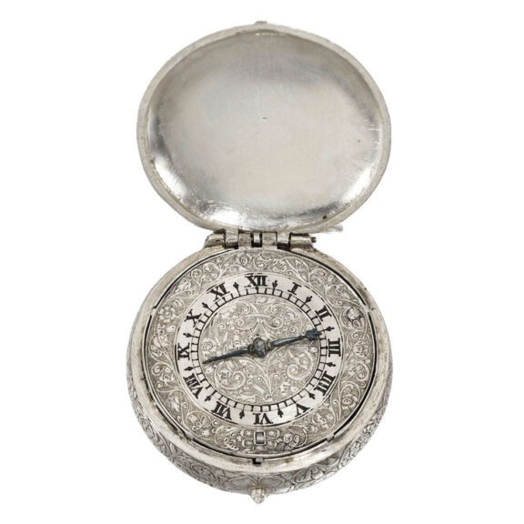 An English rare and small silver verge watch Circa 1645-1650 An English rare and small silver verge watch Circa 1645-1650