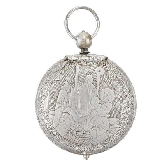 An English rare and small silver verge watch Circa 1645-1650 An English rare and small silver verge watch Circa 1645-1650