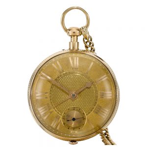 An English alarm quarter repeating duplex watch Circa 1814