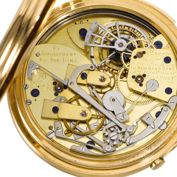 English minute repeating chronograph with tourbillon Circa 1902 English minute repeating chronograph with tourbillon Circa 1902