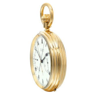 English minute repeating chronograph with tourbillon Circa 1902