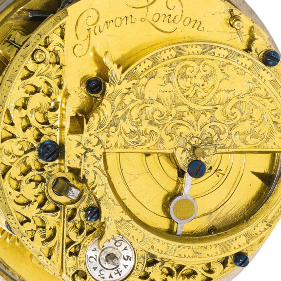 An English verge, tortoiseshell, date, mock pendulum Circa 1700 An English verge, tortoiseshell, date, mock pendulum Circa 1700
