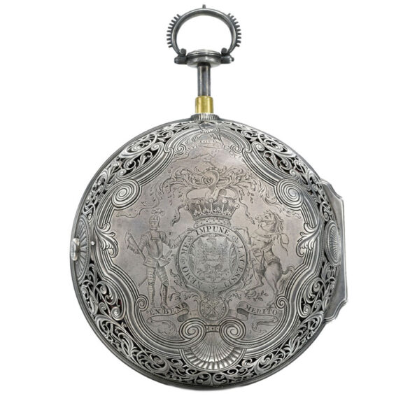 Enghlish rare quarter repeating cylinder coach watch Circa 1753 Enghlish rare quarter repeating cylinder coach watch Circa 1753