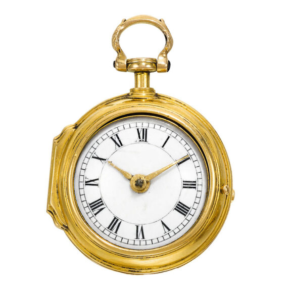 An English extremely small and rare gold verge watch Circa 1775