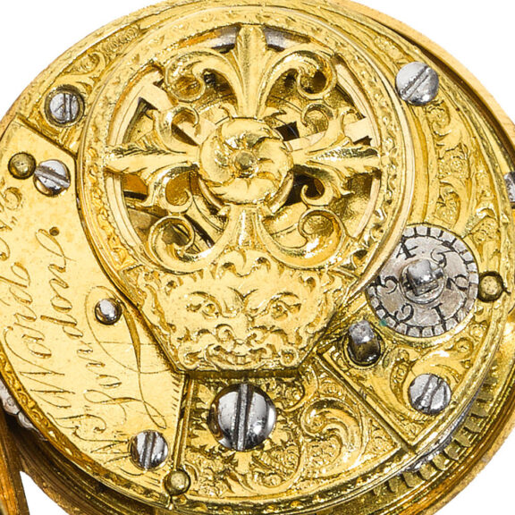 An English extremely small and rare gold verge watch Circa 1775 An English extremely small and rare gold verge watch Circa 1775