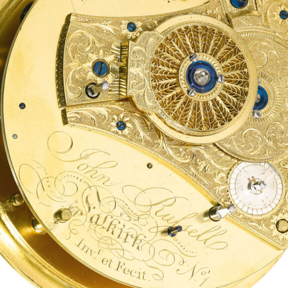 An English silver coach watch with centre seconds Circa 1796 An English silver coach watch with centre seconds Circa 1796