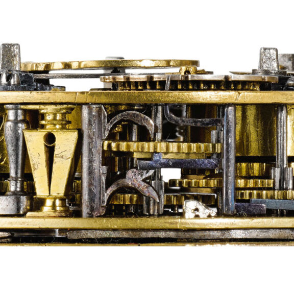 An English silver hour striking coach watch with alarm Circa 1655 An English silver hour striking coach watch with alarm Circa 1655