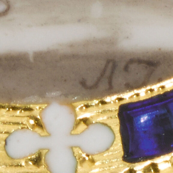 English gold and enamel quarter repeating cylinder Circa 1775 English gold and enamel quarter repeating cylinder Circa 1775