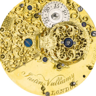 English hour striking and half quarter repeating watch Circa 1770