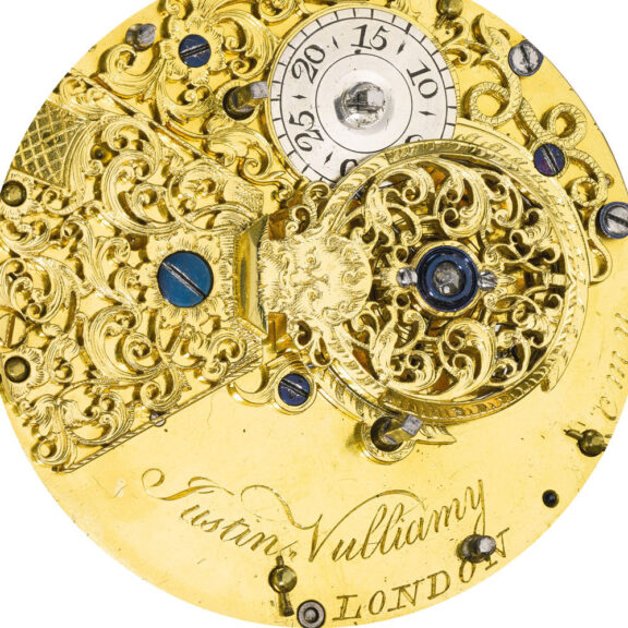 English hour striking and half quarter repeating watch Circa 1770 English hour striking and half quarter repeating watch Circa 1770