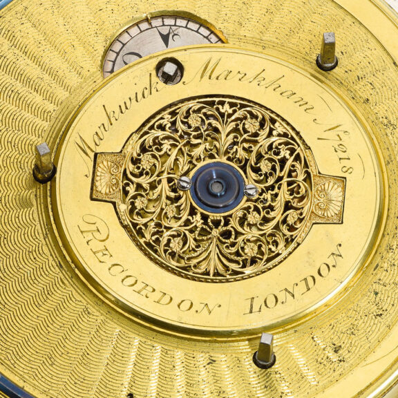 English quarter striking, quarter repeating alarm watch Circa 1785 English quarter striking, quarter repeating alarm watch Circa 1785