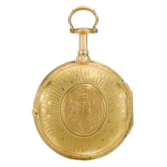 English gold dumb quarter repeating cylinder watch Circa 1788 English gold dumb quarter repeating cylinder watch Circa 1788