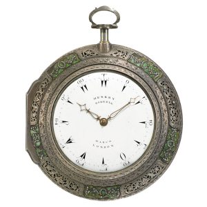 An English silver quarter striking and repeating watch Circa 1791