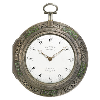An English silver quarter striking and repeating watch Circa 1791