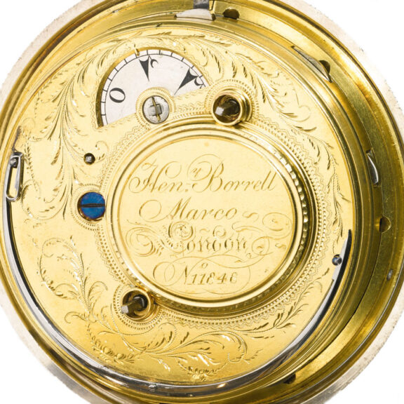 An English silver quarter striking and repeating watch Circa 1791 An English silver quarter striking and repeating watch Circa 1791