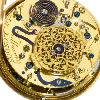 English quarter repeating centre seconds duplex watch Circa 1804