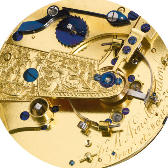 An English fine and large silver pocket chronometer Circa 1802 An English fine and large silver pocket chronometer Circa 1802