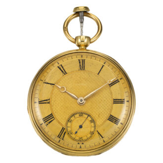 An English extremely rare keyless pull-wind lever Circa 1828