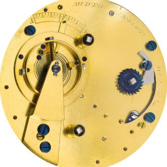 An English silver half quarter repeating alarm watch Circa 1821