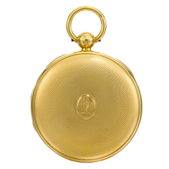 An English superb gold lever watch with regulator dial Circa 1824 An English superb gold lever watch with regulator dial Circa 1824