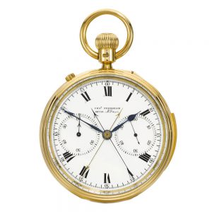 English split seconds minute repeating chronograph Circa 1899