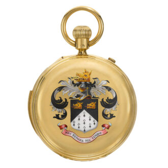 English split seconds minute repeating chronograph Circa 1899