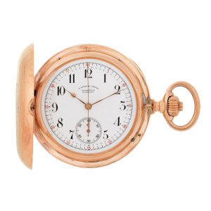 German fine gold keyless Glashütte watch Circa 1892